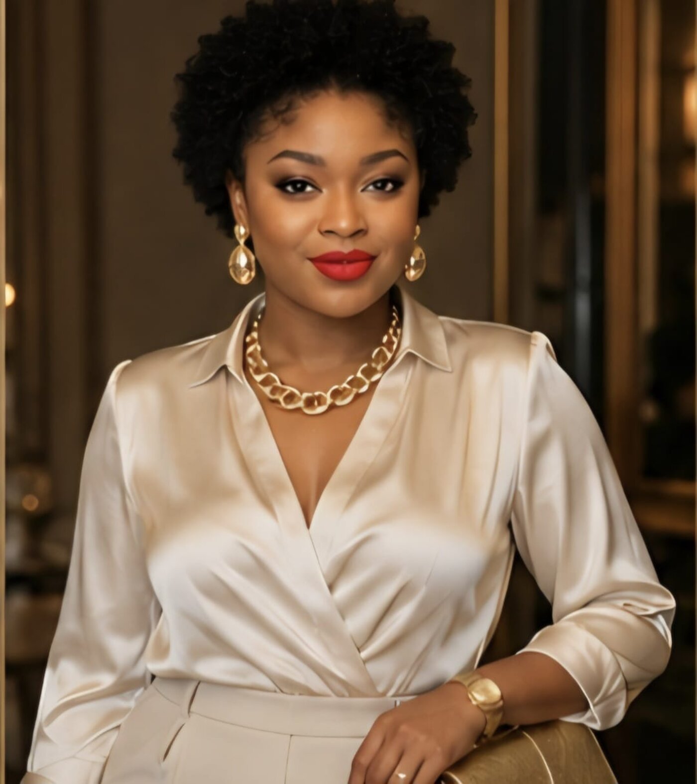 Portrait of Annie G, founder of the Annie G skincare and transformation brand
